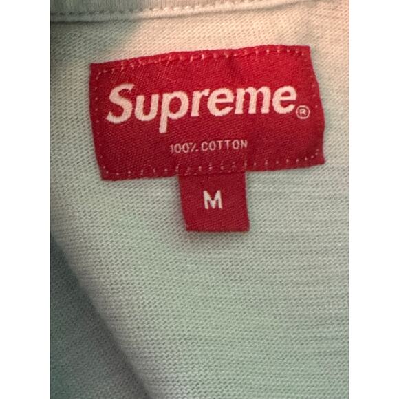 Supreme light blue short sleeves pocket tee size Medium - Picture 3 of 7